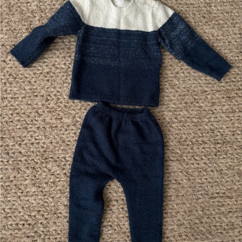 Mayoral Soft Cream Knit Set